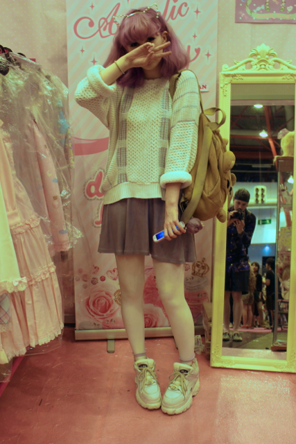 Hyper Japan Streetstyle #Katieeary #iridescent #buffalo