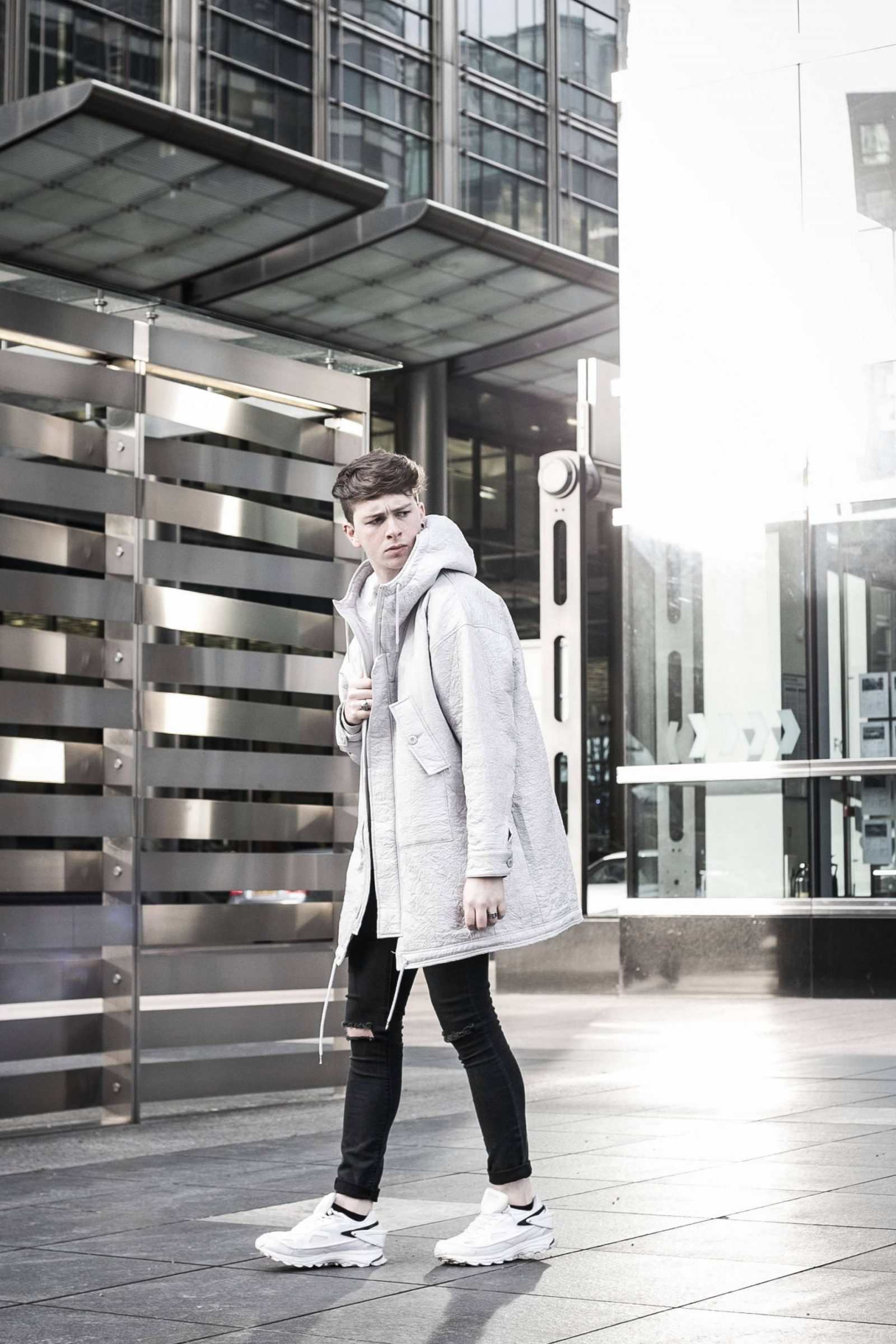 How to Style a White Coat