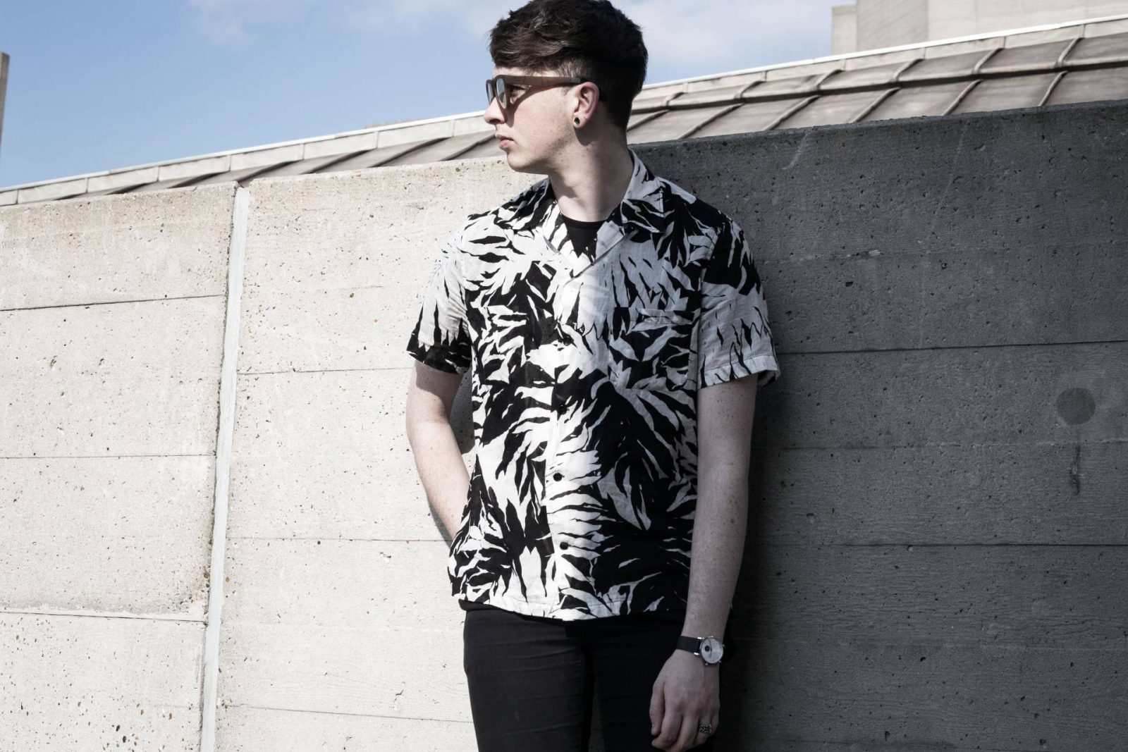 Saint Laurent Palm Print Shirt