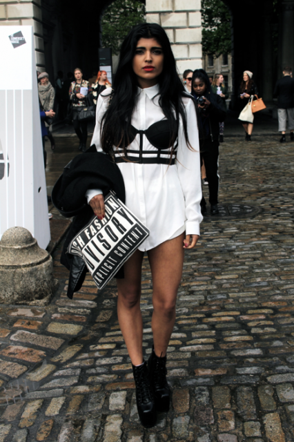 London Fashion Week Streetstyle #LFW