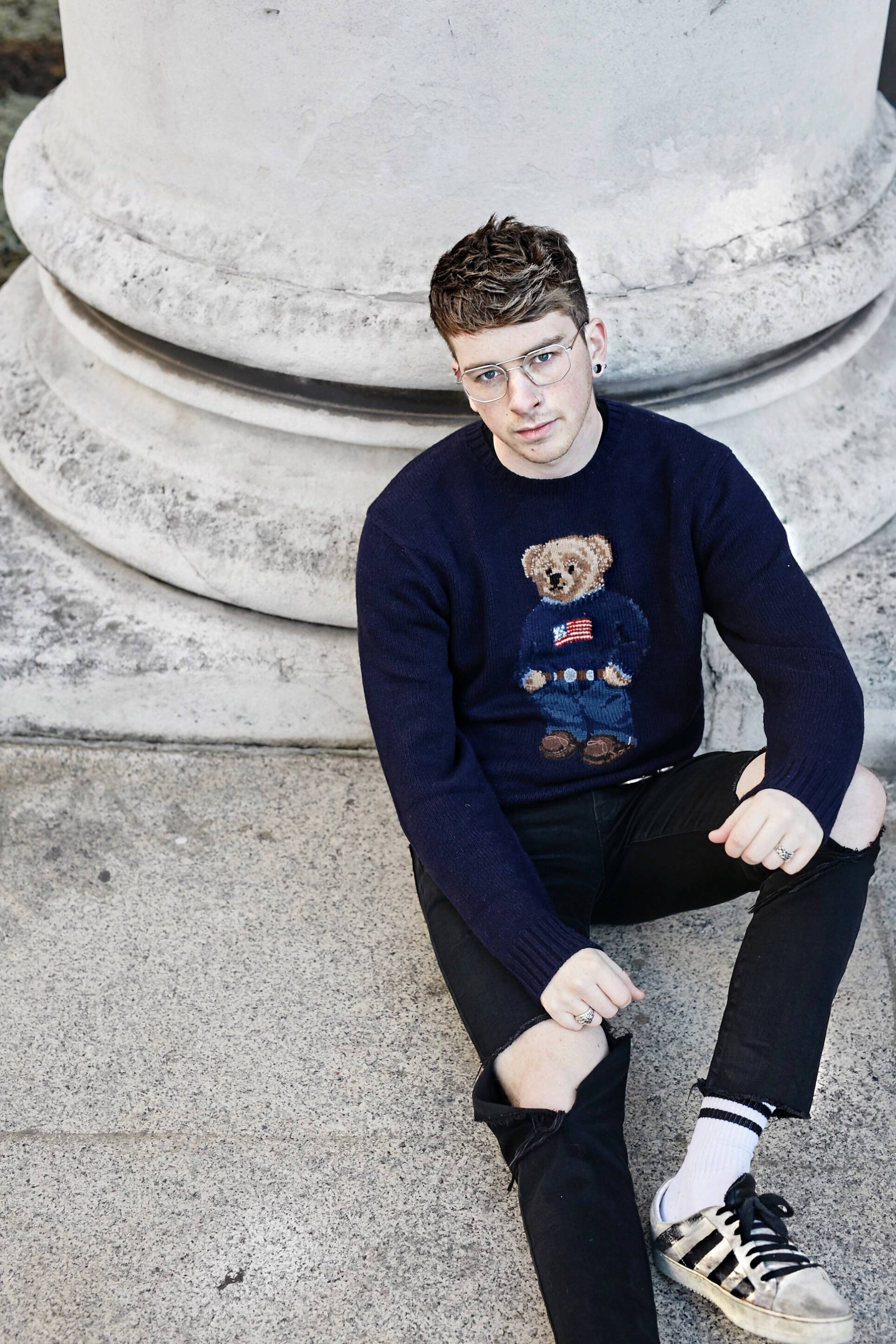 men's iconic polo bear sweater